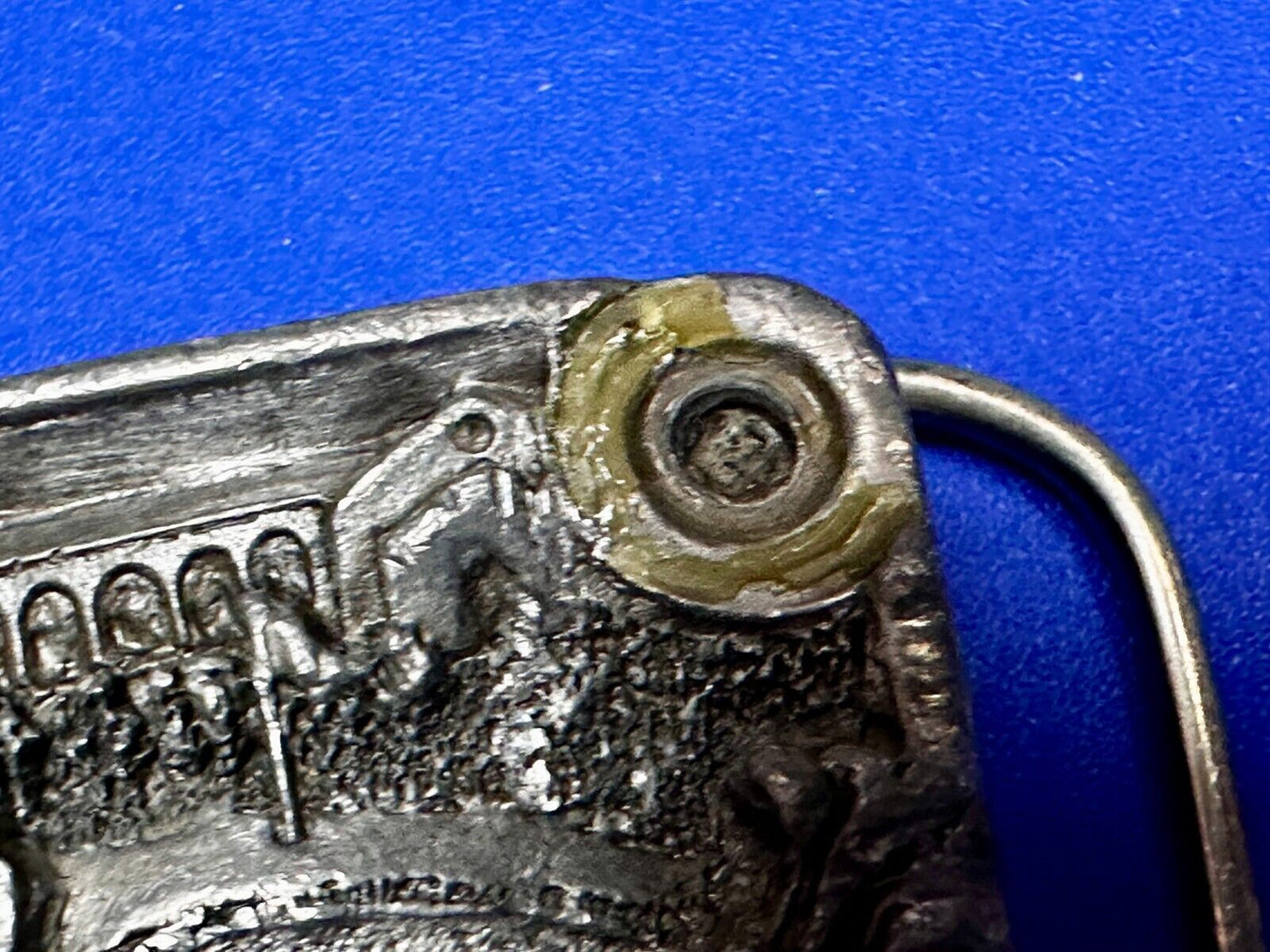 The Great Sport of Golf Golfer Vintage Belt Buckle by Bergamot Brass Works L-86