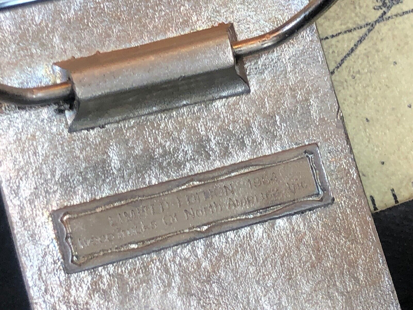 Vintage 1984 Limited Edition IVECO Flat bed trucking roll container belt buckle