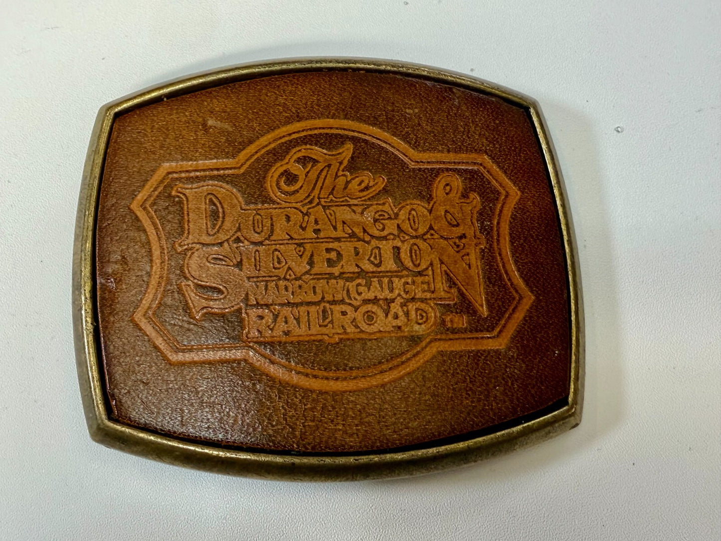 The Durango -Silverton Narrow Gauge Railroad Historic Railway Belt Buckle el Cid