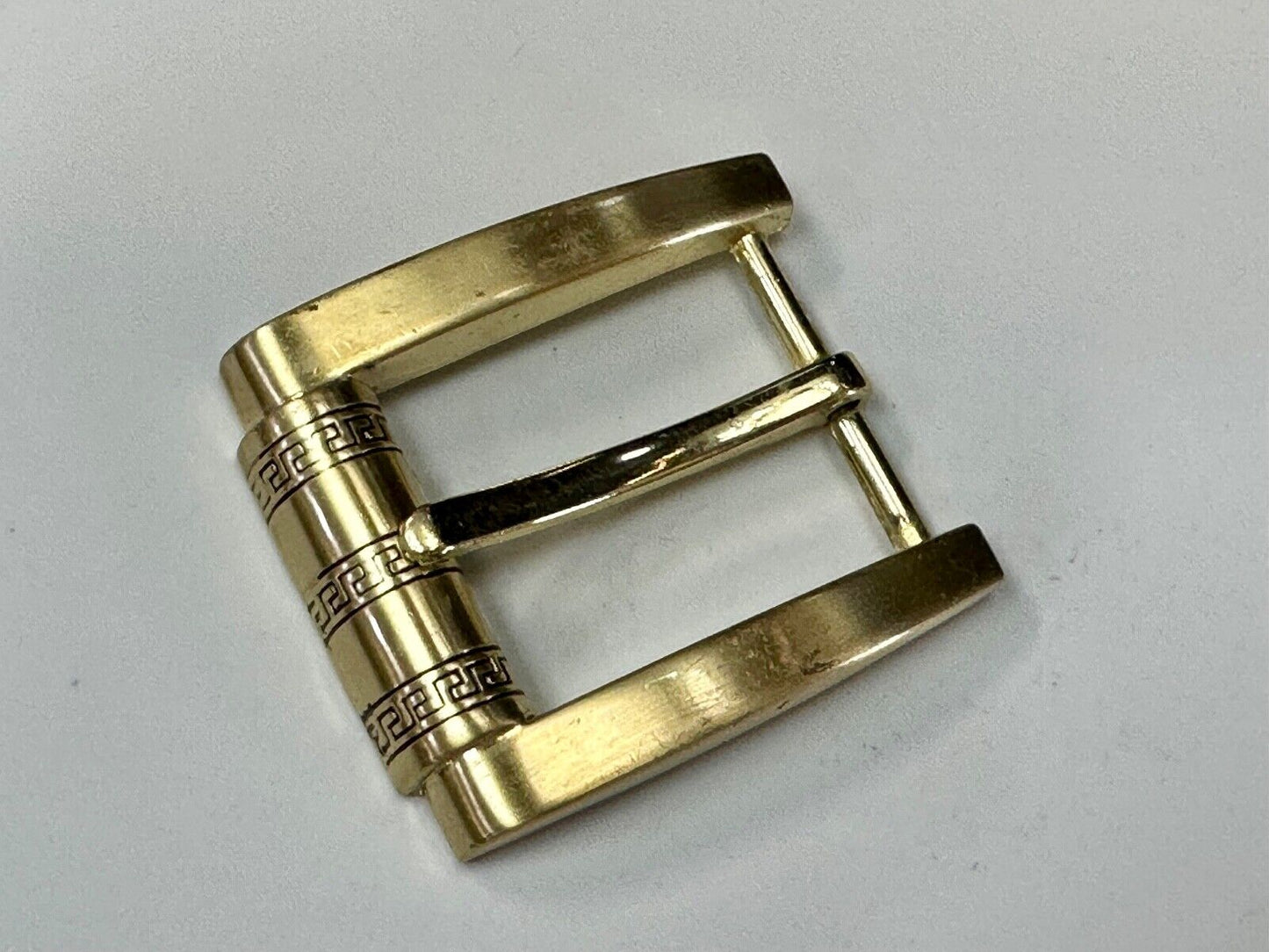 Thick Wide roller end style replacement gold tone belt buckle