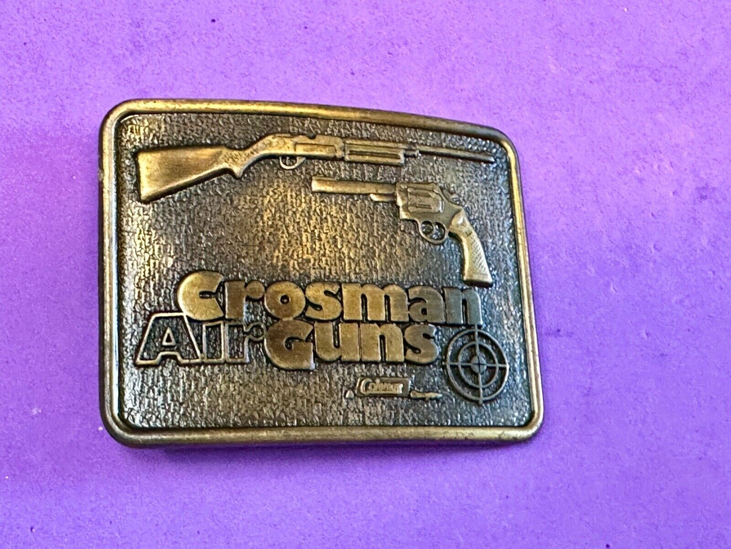 Vintage Crossman Air Guns Vintage Belt Buckle By Coleman Made by Century Canada