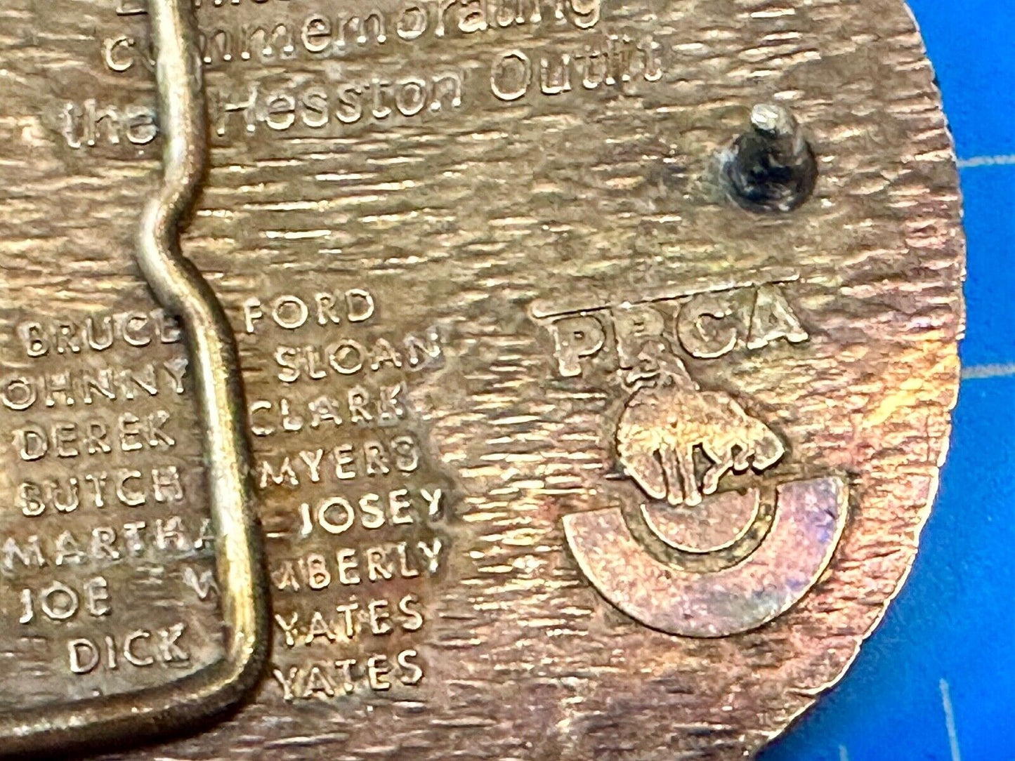 1986 Hesston Outfit Tournament Rodeo - Limited Series No 2 belt buckle