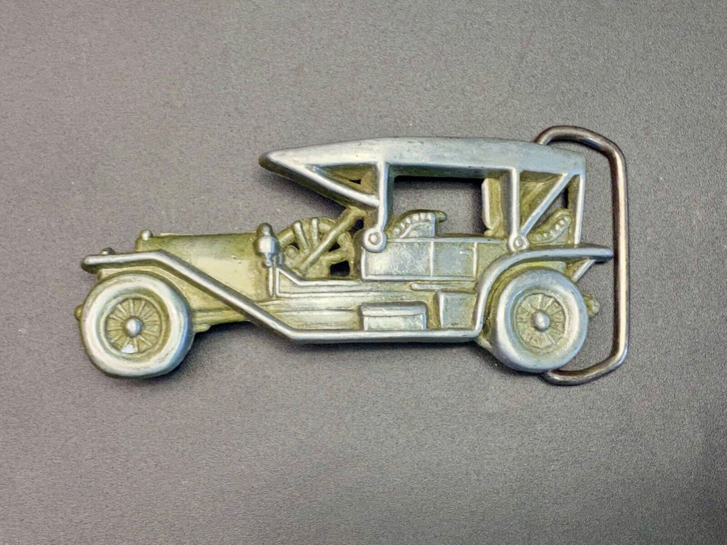 Vintage Cut Out Car - Old Time Auto Collectors Belt Buckle