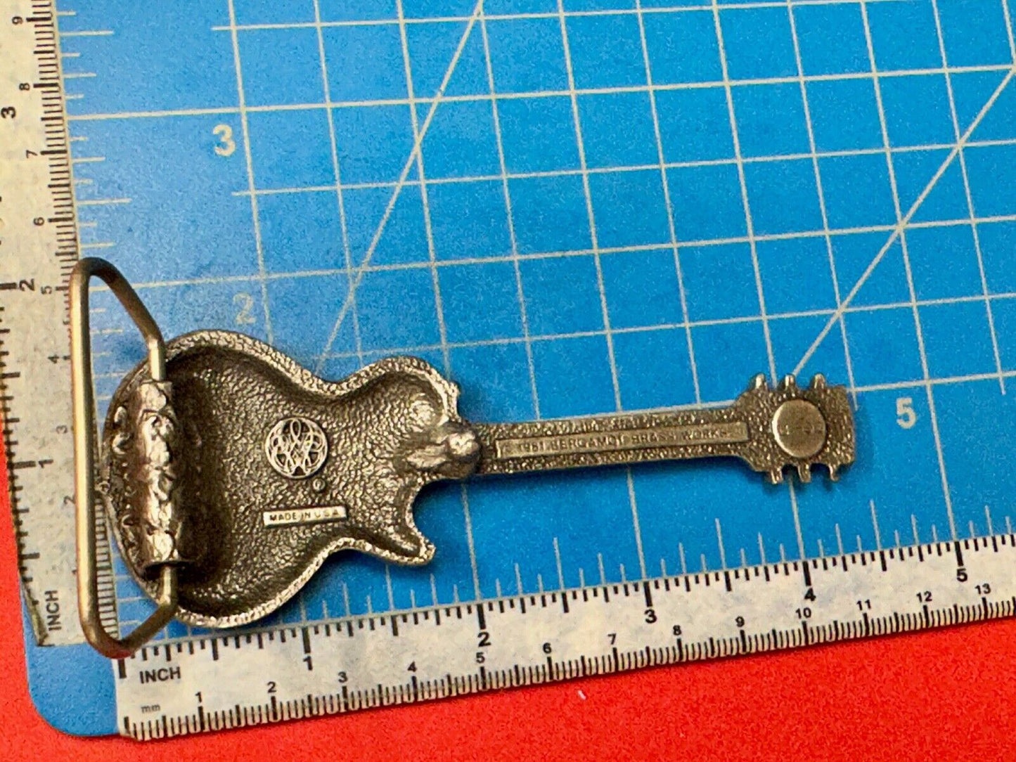 Vintage Chet Adkins Country Gentleman? Electric GUITAR U-96 Bergamot belt buckle