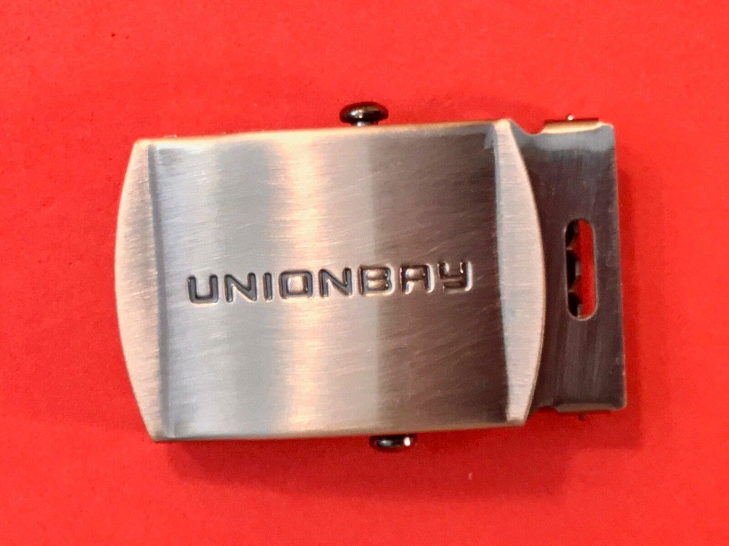 Vintage 90's Union Bay Silver Tone Dress Belt Buckle