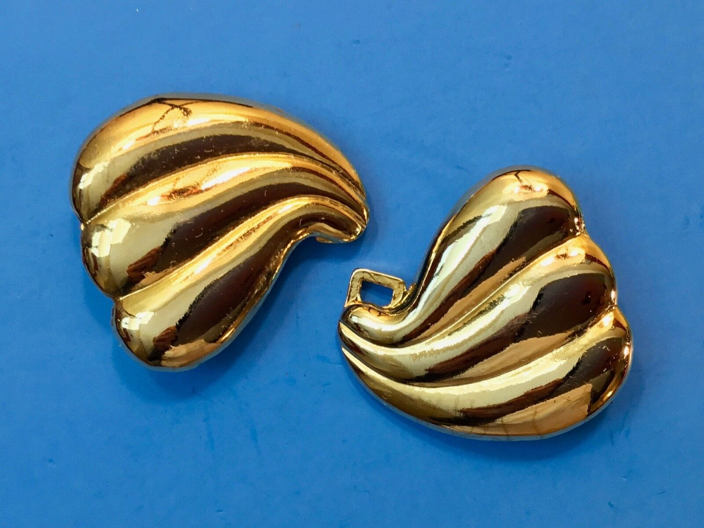 Vintage Antique two piece Sold tone Scarf Clip Signed Belt Buckle by ?