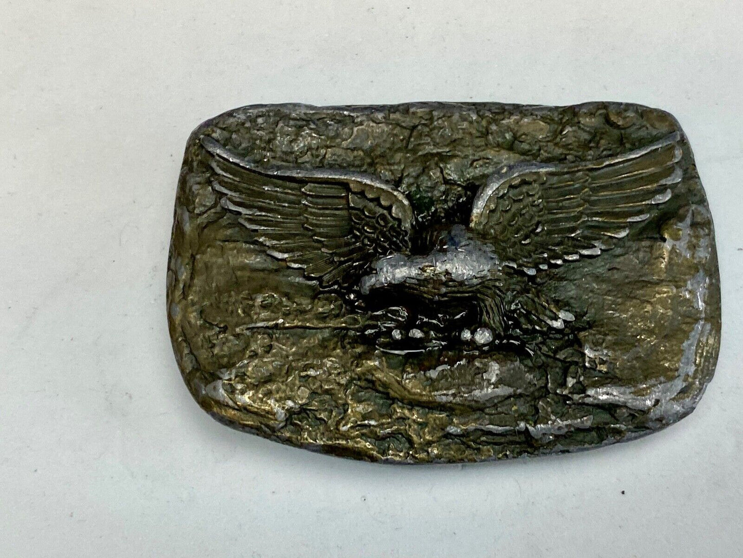 Vintage CRAFTSMAN BELT BUCKLE - AMERICAN EAGLE - Bouwerie Lane