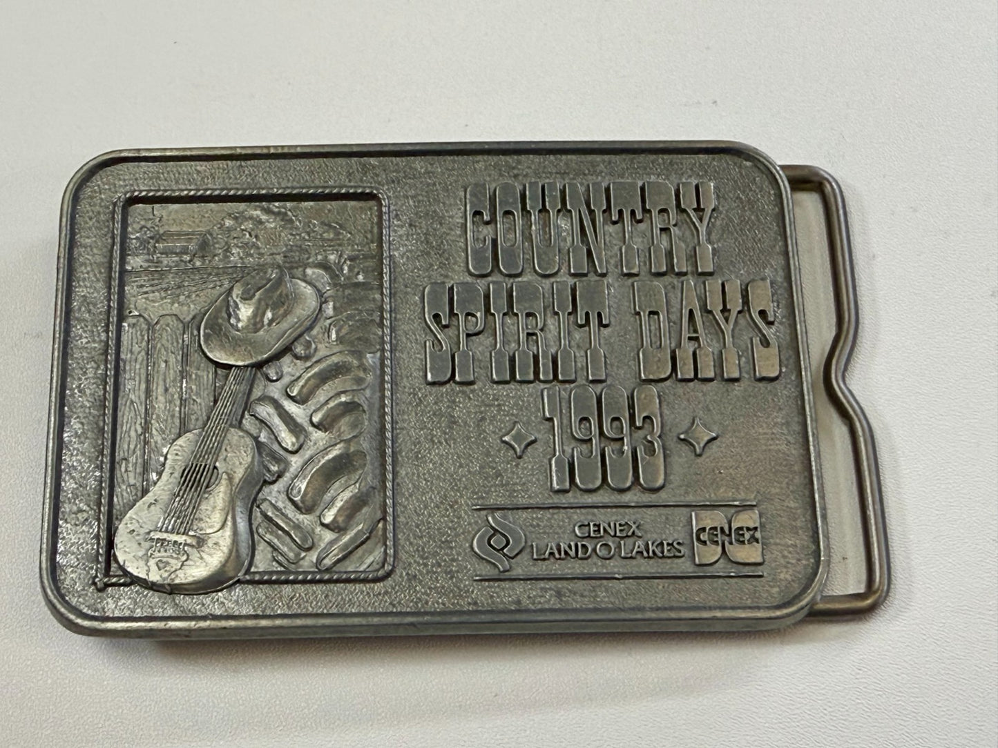 1993 Cenex Land O Lakes Country Spirit Days Commemorative Belt Buckle