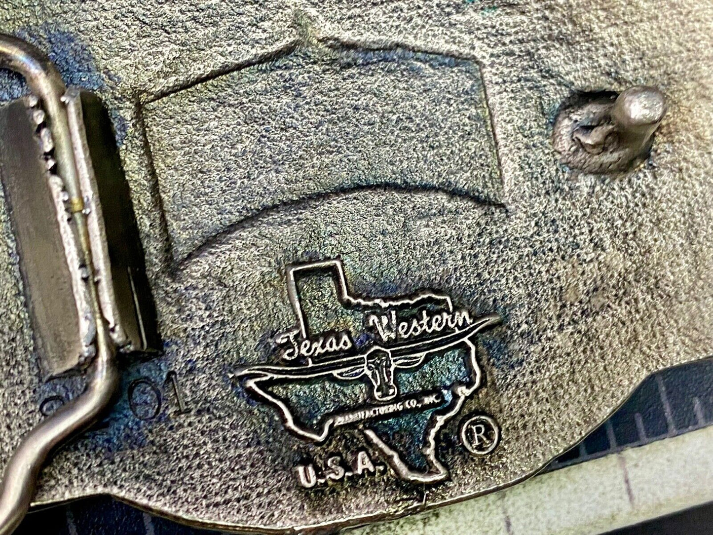 1985 National Scout Jamboree Belt Buckle Boy Scouts Of America By Texas Western