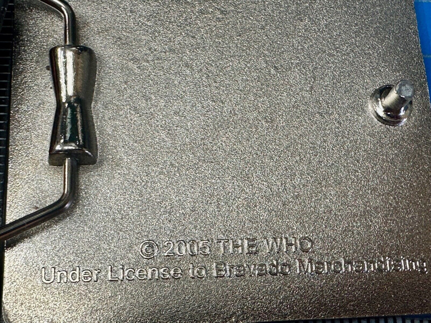 The Who - Maximum RnR Music Band Guitar Player 2005 Bravado Merch Belt Buckle