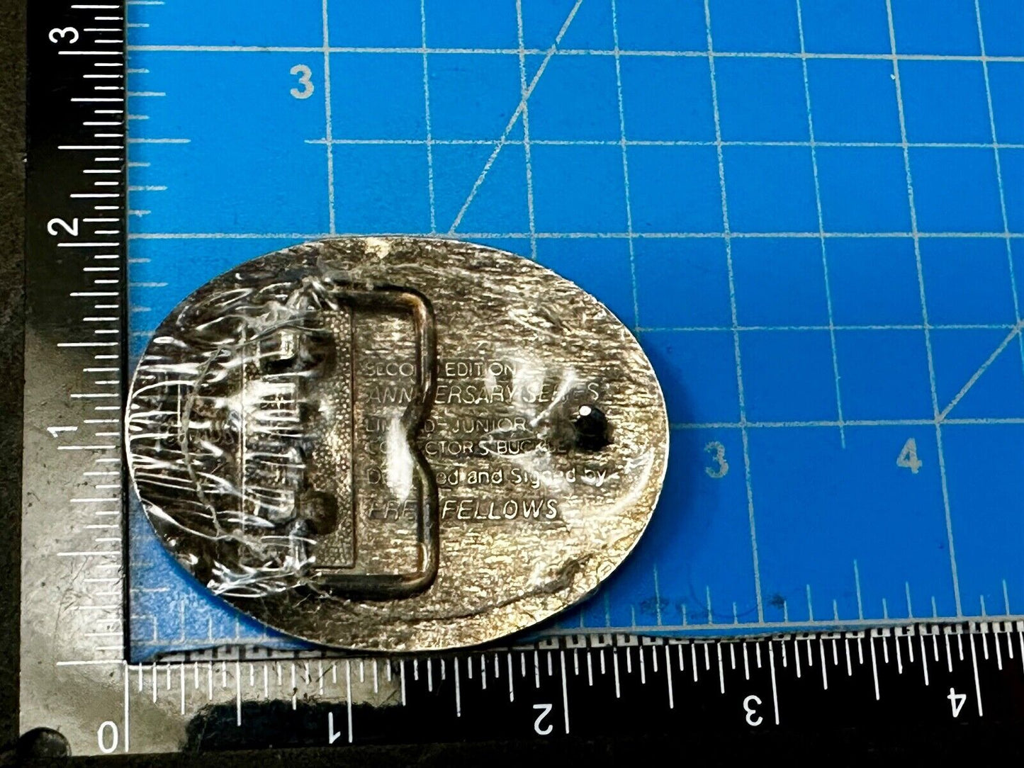 1984 NFR National Finals Rodeo NOS Youth Size Hesston Belt Buckle