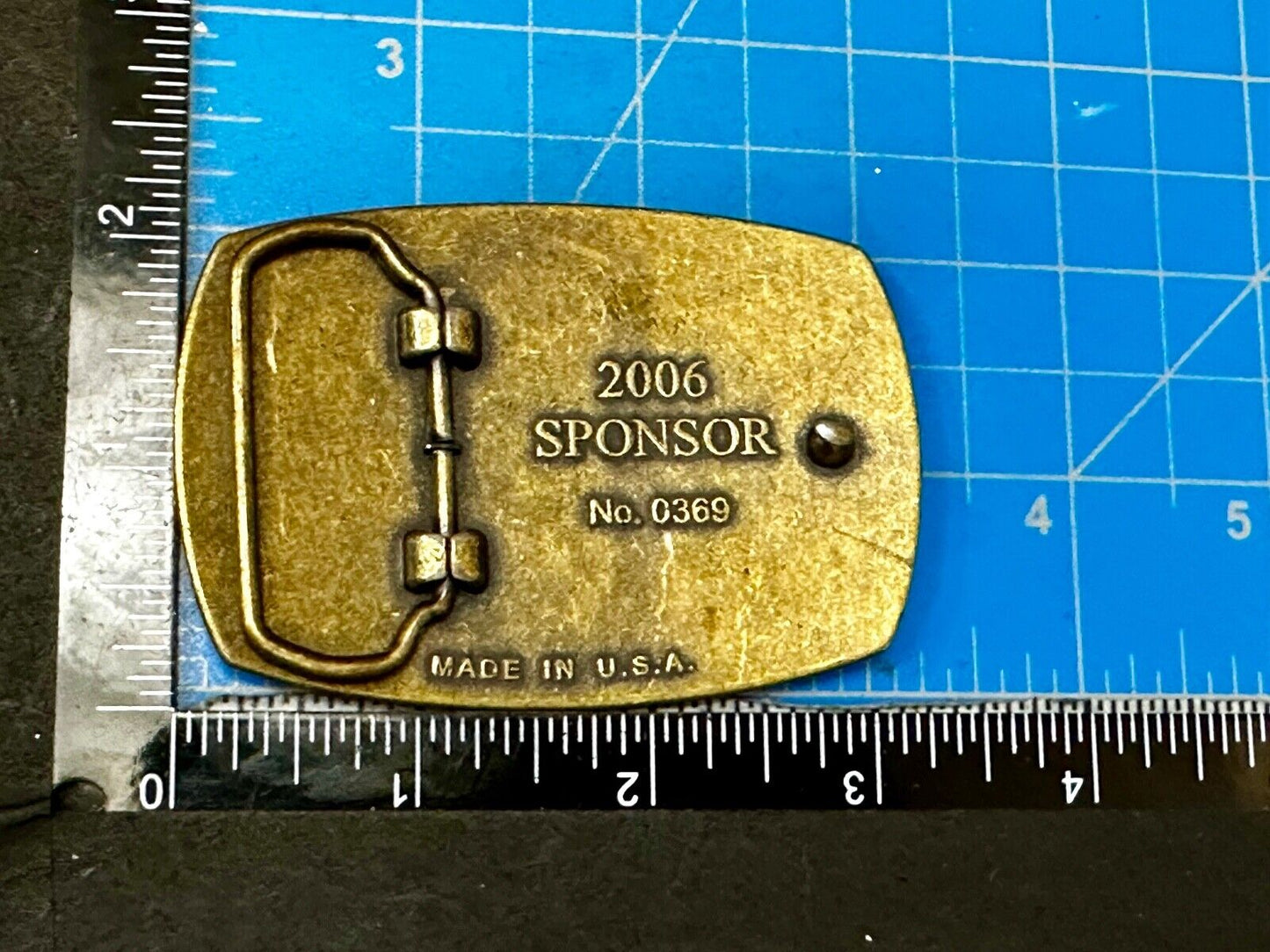 The American Veterans Disabled for life Memorial Commemorative Belt Buckle