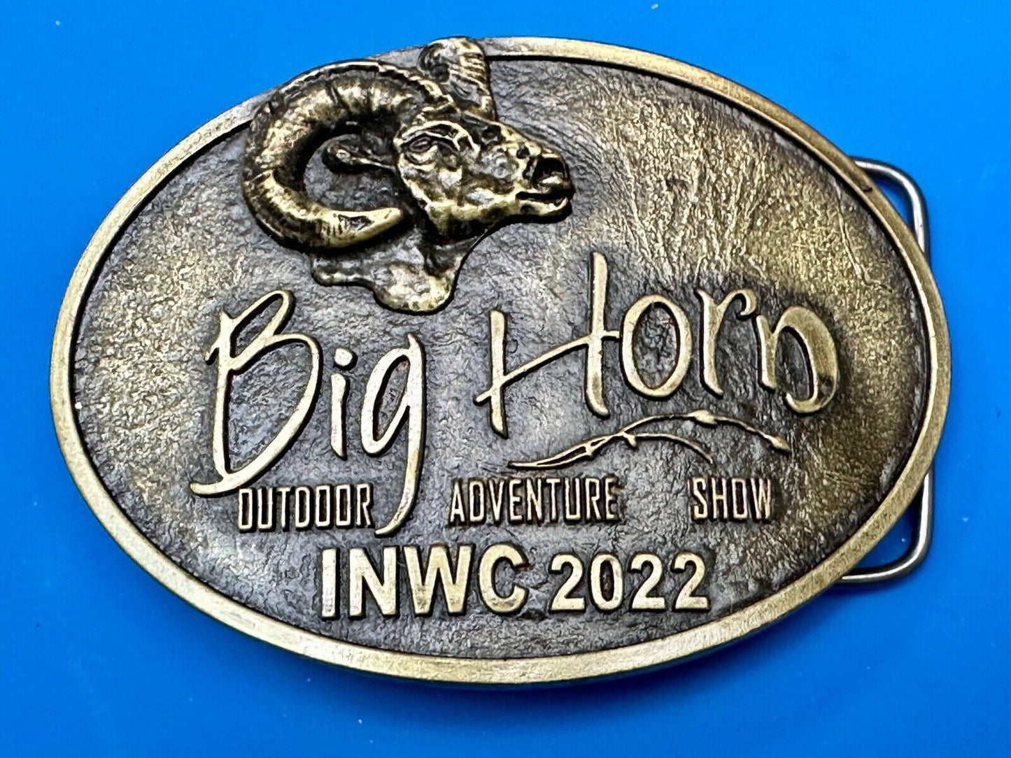BIG HORN SHOW 2022 Outdoor Adventure Inland N.W. INWC Spokane WA Belt Buckle