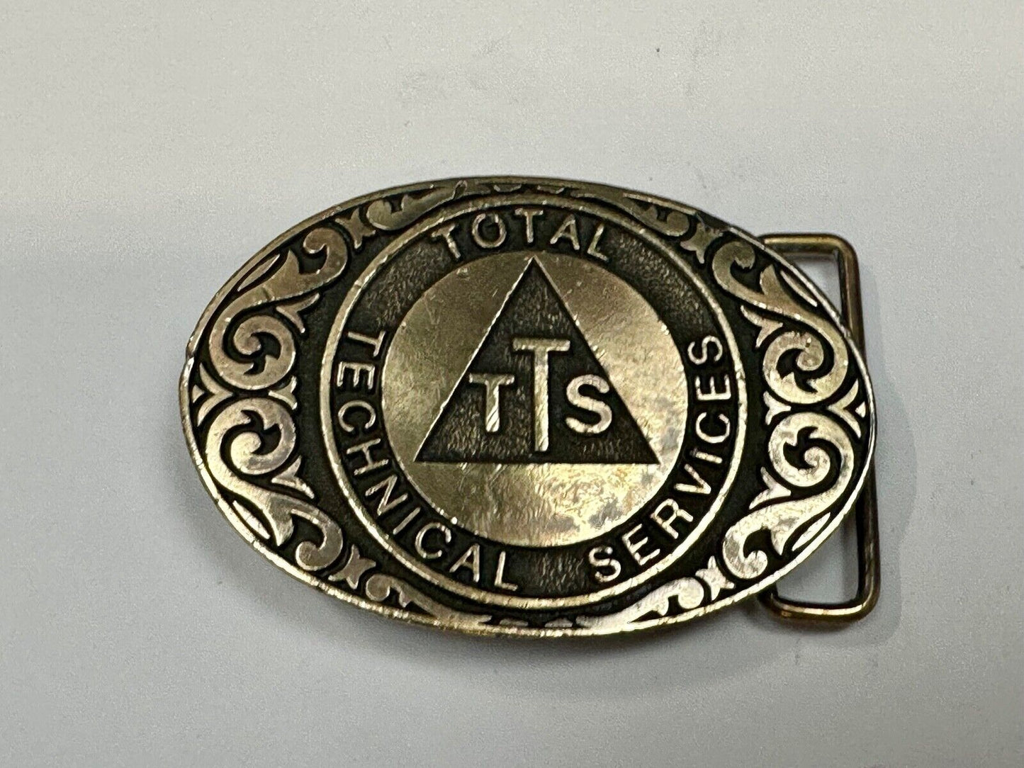 TTS Total Technical Services Vintage Western Vibe belt buckle. by CD/Hit