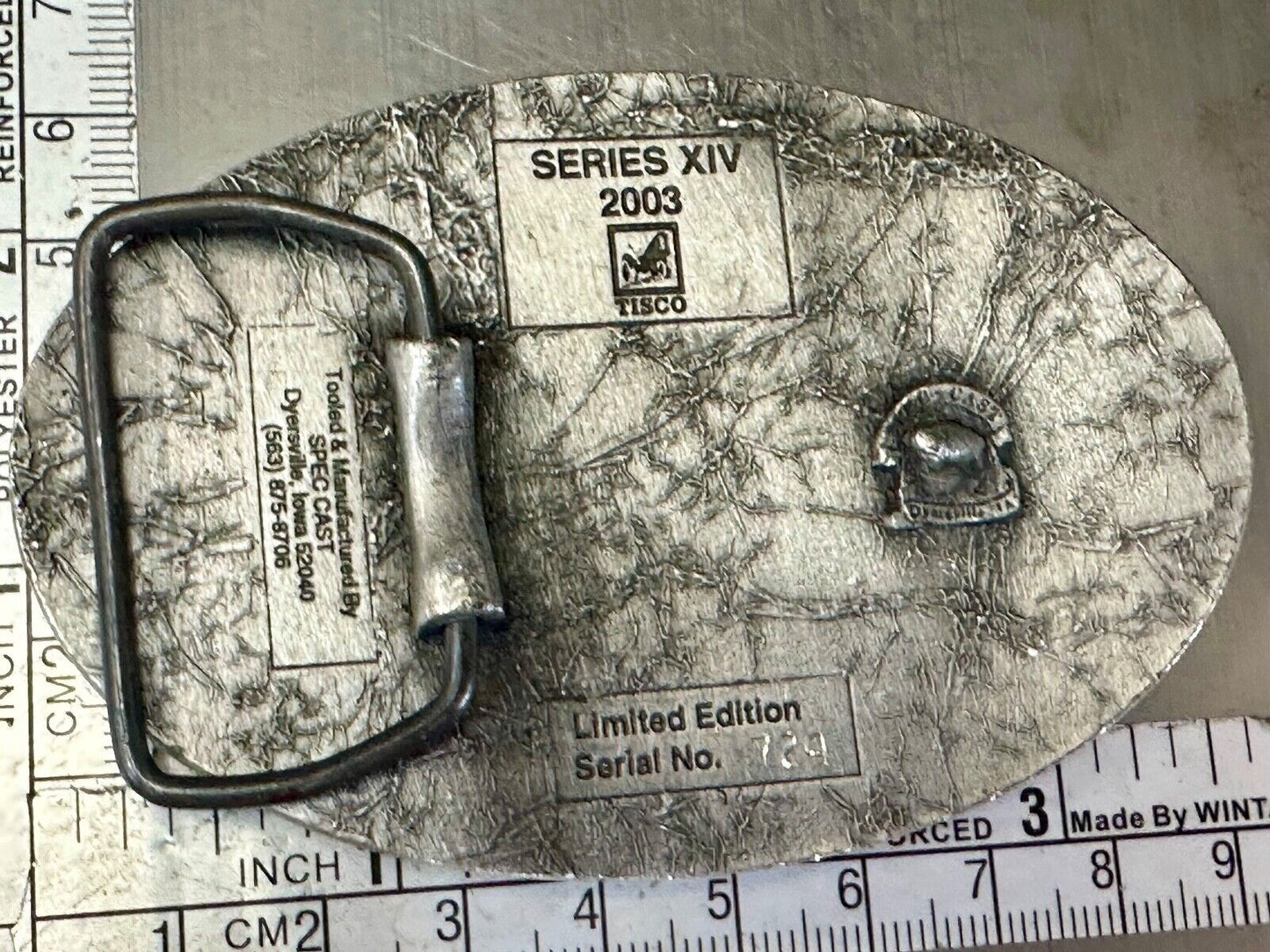 Tisco Farm Tractor Replacement Parts and Accessories vintage 2003 belt buckle