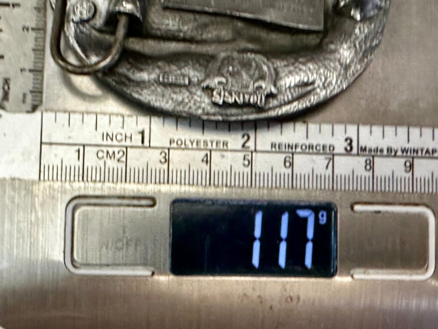 1999 Alaska Iditarod Commemorative Belt Buckle by Siskiyou