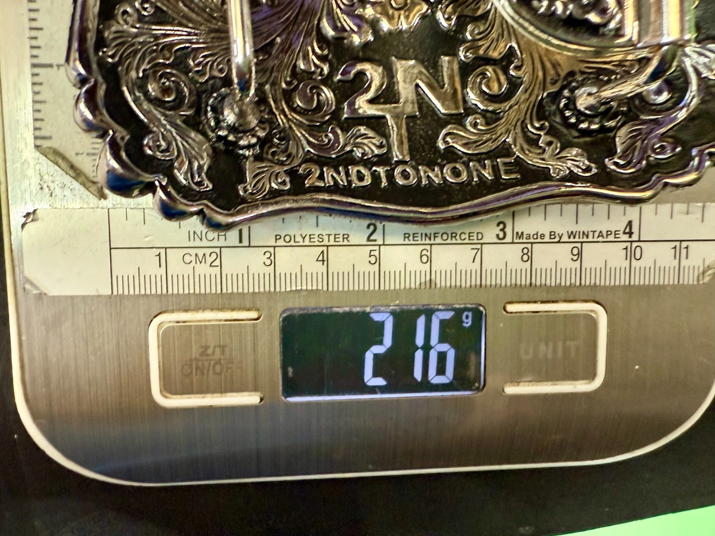 2020 Budweiser Toads Shoot Out TID Event 2ND TO NONE Trophy NASCAR Belt Buckle