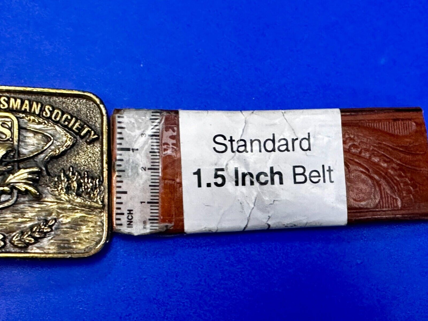 1988 Bass Anglers Sportsman Society Club Great American Belt Buckle