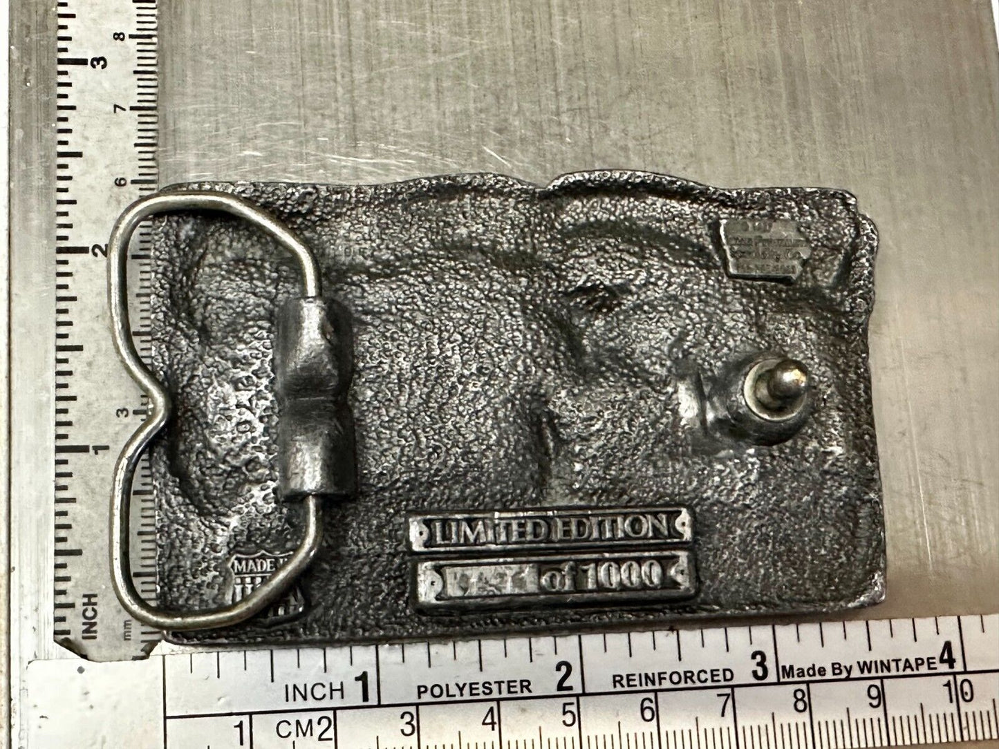 American Wildlife Birds Ducks Hunting Commemorative Vintage 1987 Belt Buckle