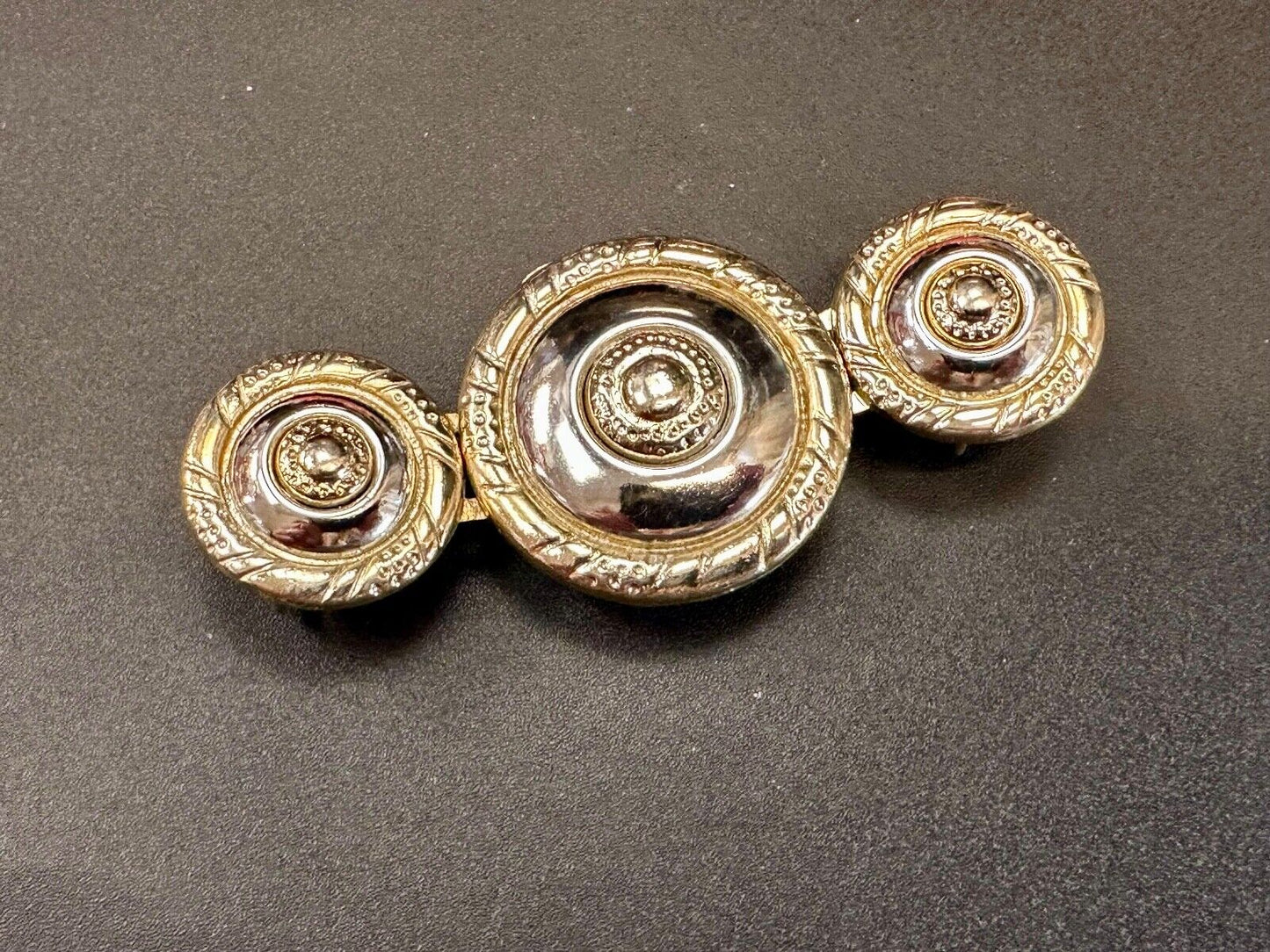 Vintage Circle Disc Theme Two-piece interlocking Three piece belt buckle