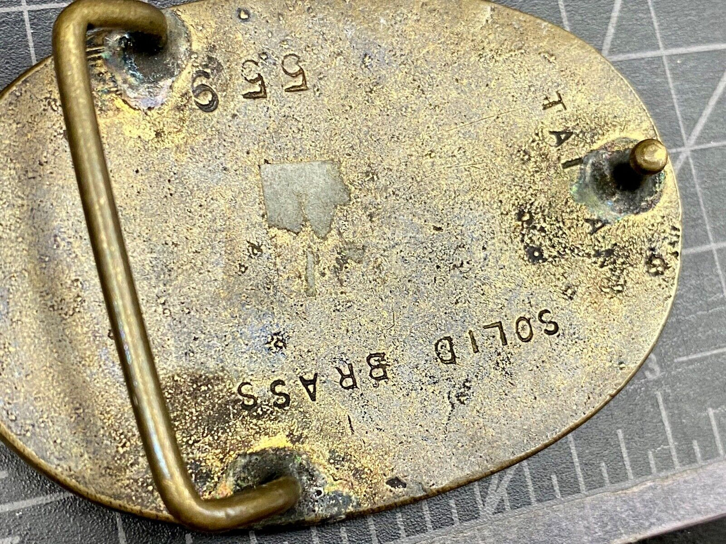 1927 Rolls Royce vintage solid brass car collectors belt buckle - perfect gift!