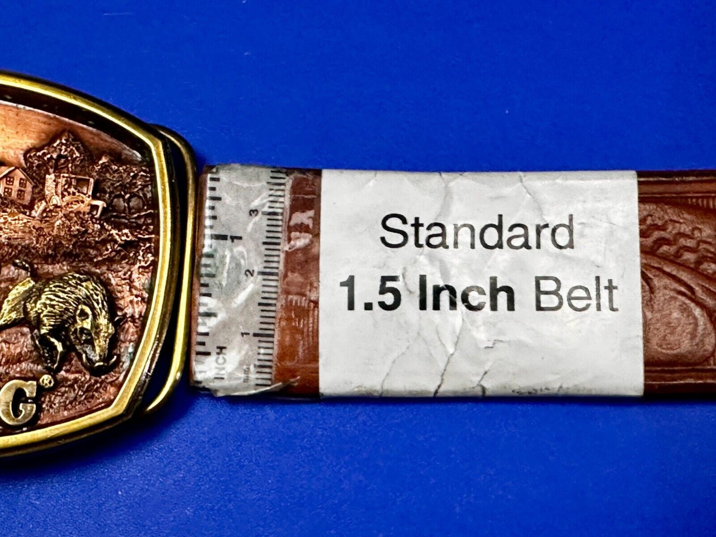 1993 Bush Hog The Legend Agriculture Machine Co. Commemorative Belt Buckle