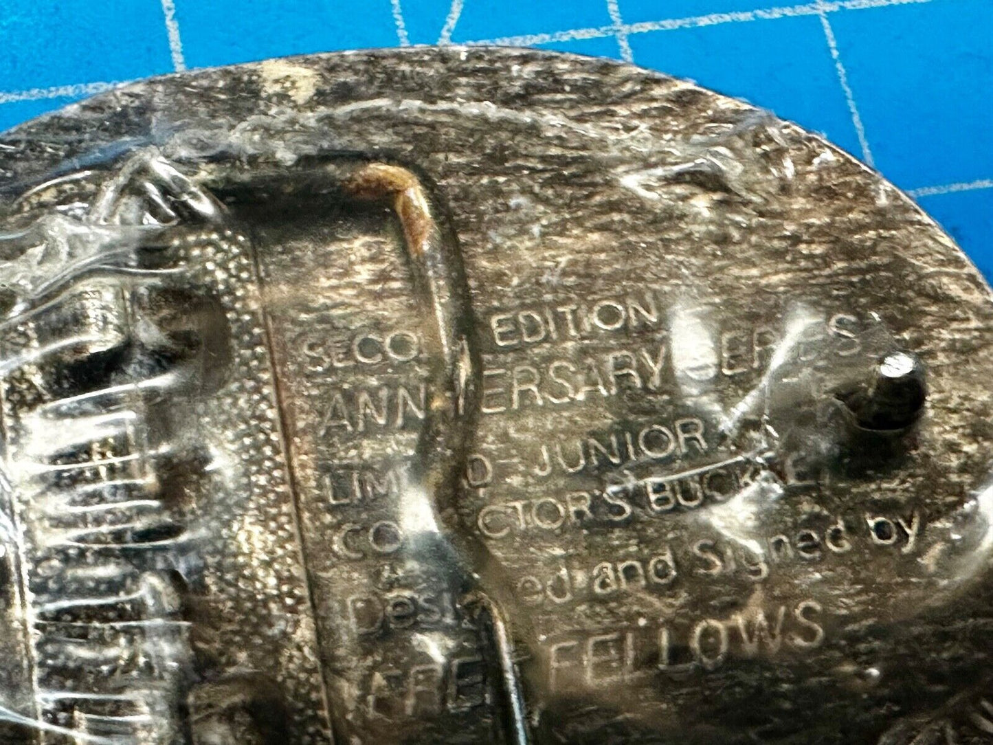 1984 NFR National Finals Rodeo NOS Youth Size Hesston Belt Buckle