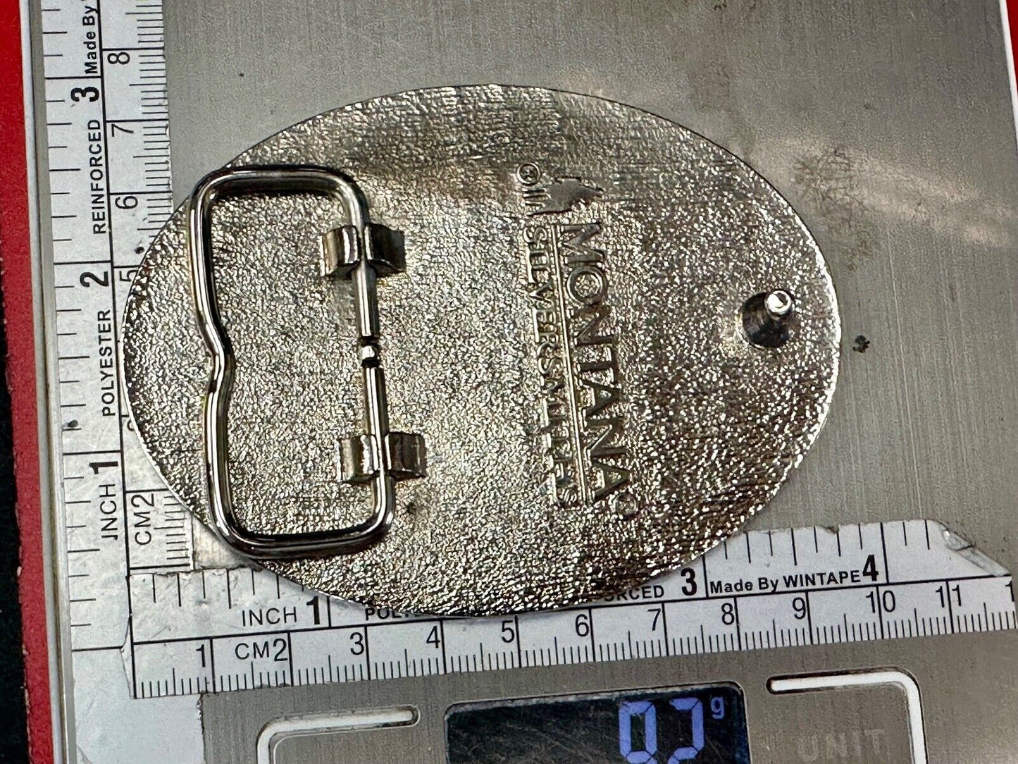 2011 Pendleton Whiskey Let'er Rodeo Cowboy Montana Silversmiths Buck Buckle