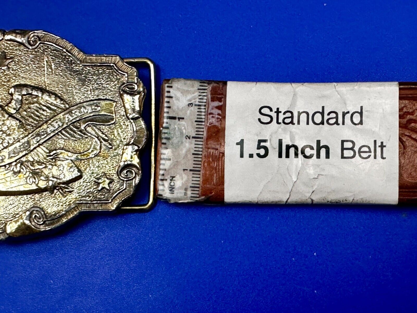The Right To Keep and Bear Arms 2nd Amendment Vintage 1975 Belt Buckle - Wyoming