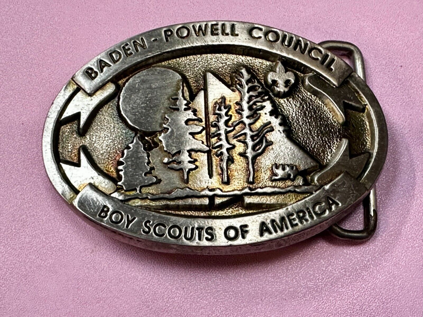 Baden Powell Council Binghamton, NY BSA Boy Scouts of America Belt Buckle