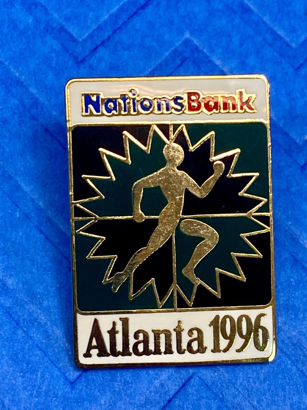 1996 ATLANTA OLYMPIC PIN TRACK and FIELD - NATIONS BANK PIN TEAM USA