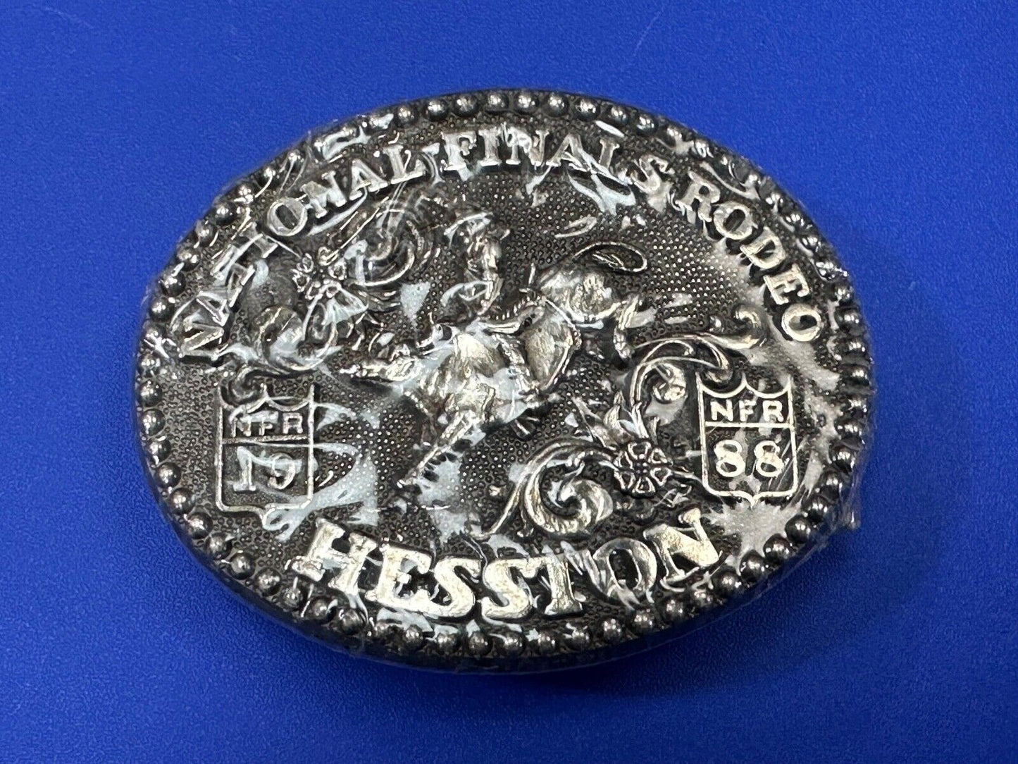 1988 Youth Sized NFR National Finals Rodeo belt buckle
