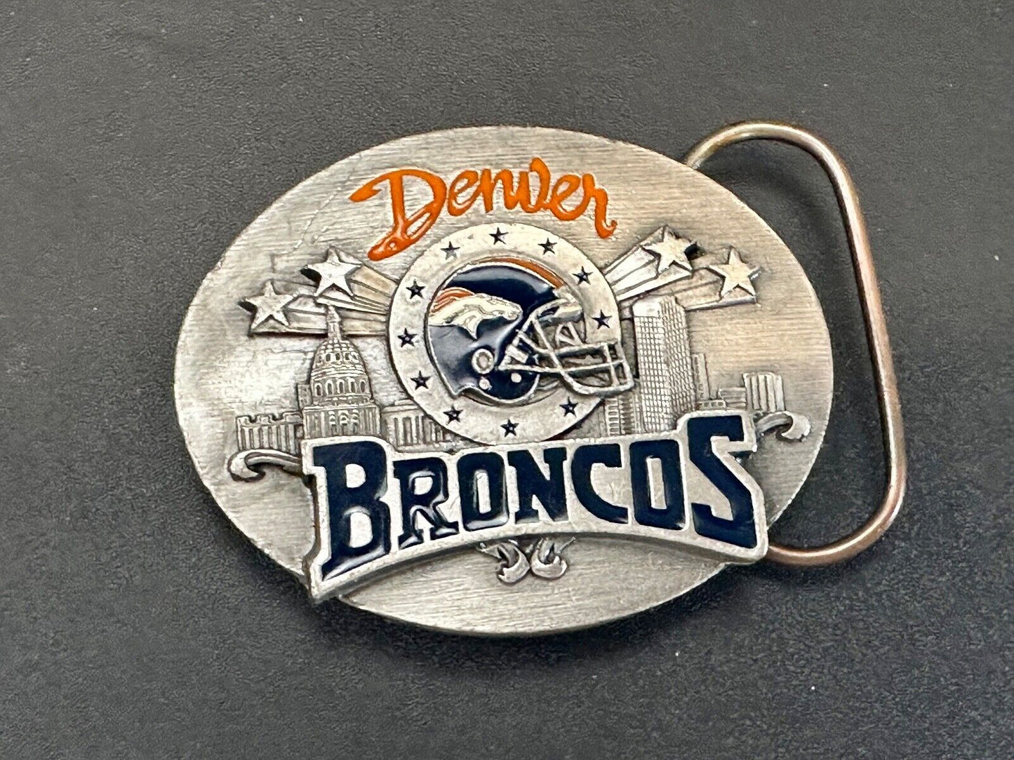 THE Denver Broncos - Most NFL Wins of the 1990's commemorative belt buckle