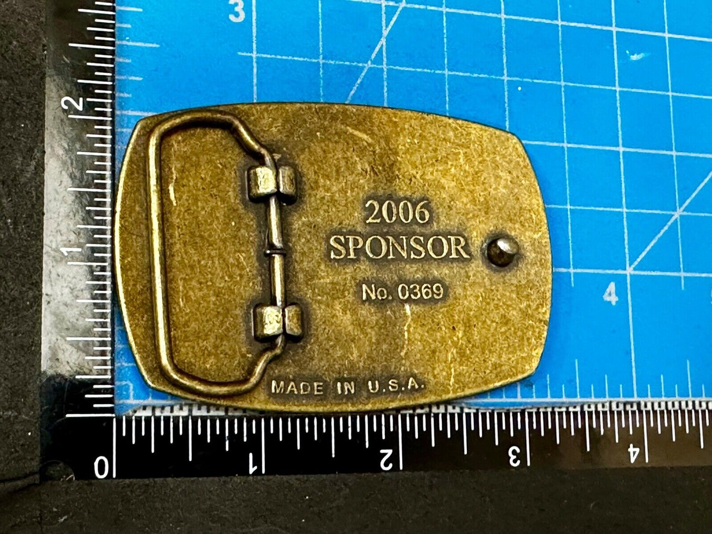 The American Veterans Disabled for life Memorial Commemorative Belt Buckle
