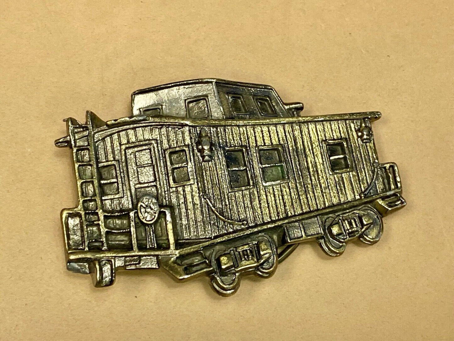 Vintage 1979 Train Caboose Cut Out - Collectors - Great American Belt Buckle Co