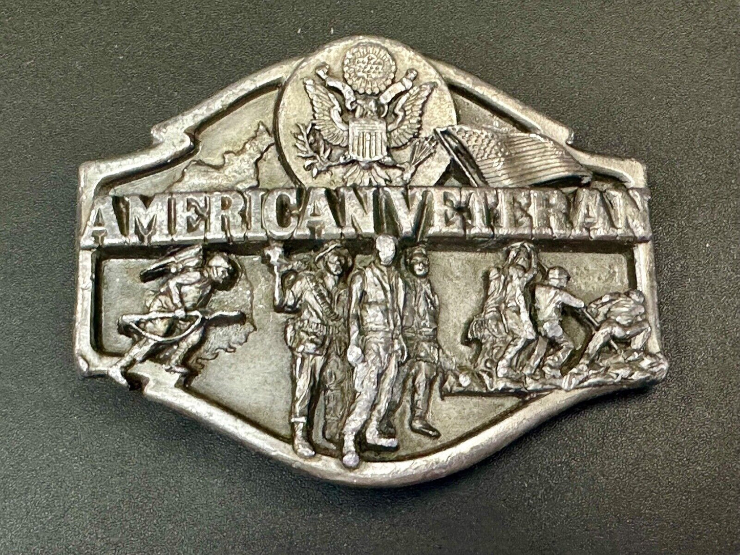 The American Veteran - Vintage 1988 Siskiyou Limited belt buckle Thank you