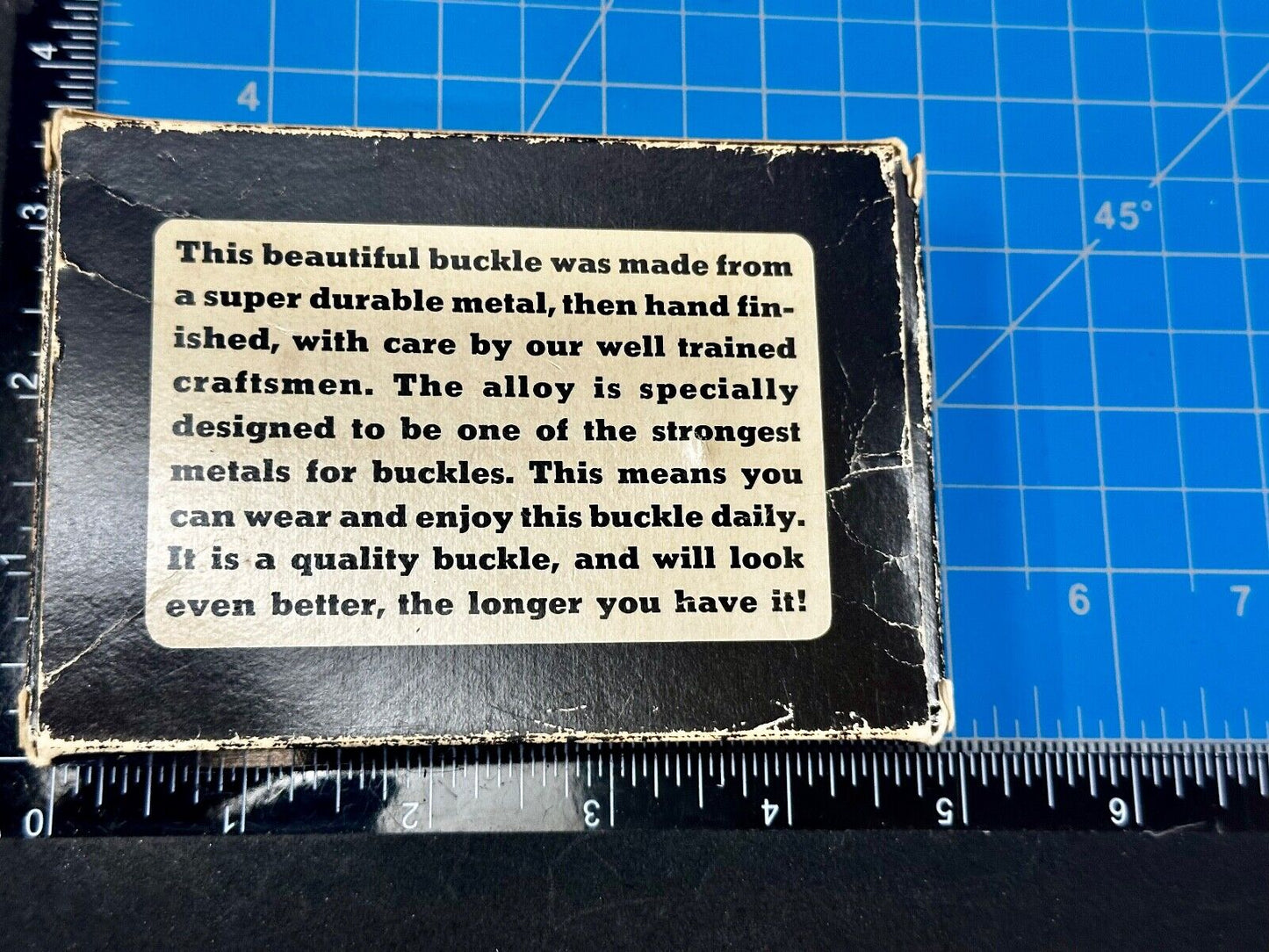 Beautiful Customized Name RALPH Cut-Out Vintage Belt Buckle by THE CHAD - in box