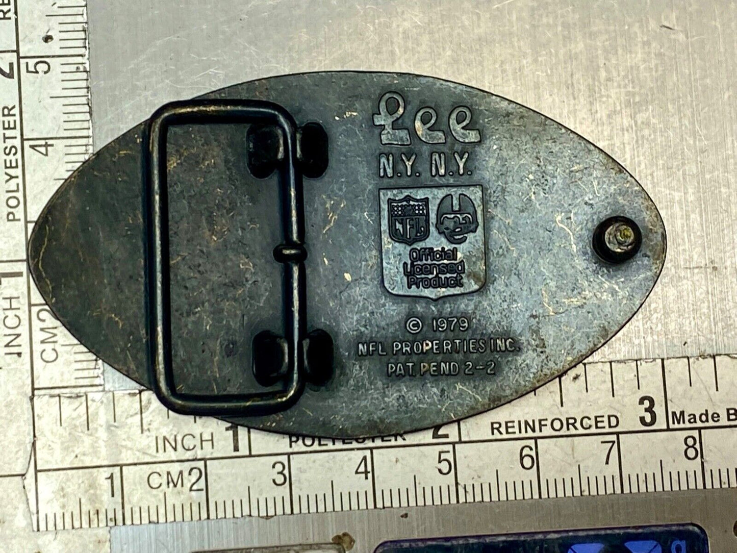 Vintage 1979 Arizona Cardinals Football team Belt Buckle VINTAGE NFL Properties