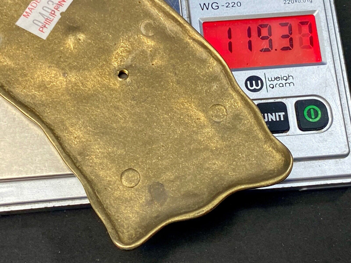 American Carousel 4th coin collectors centerpiece Large gold tone belt buckle