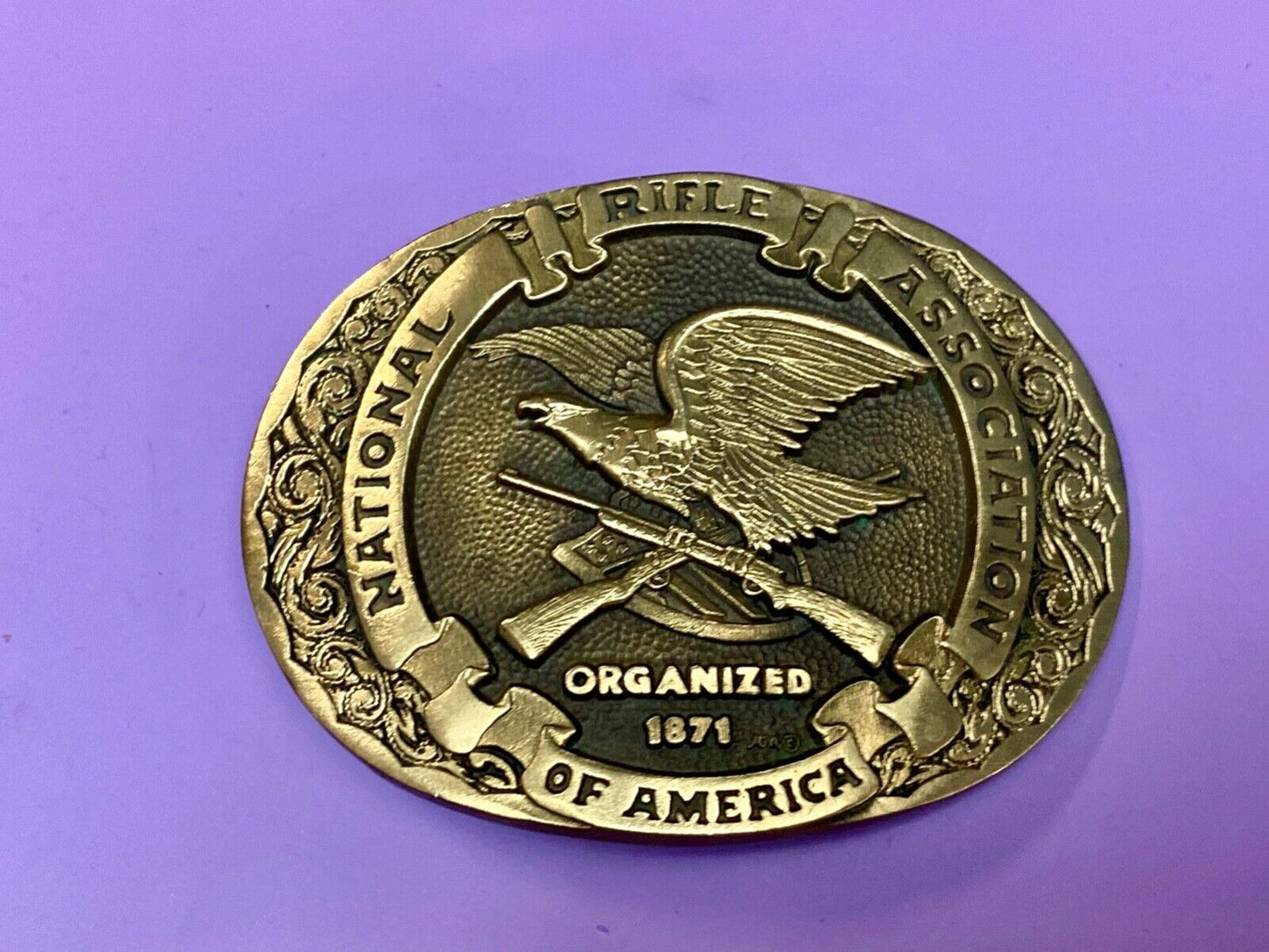 Award Design Medals - National Rifle Assn. Gun Rights 2nd amendment Belt Buckle