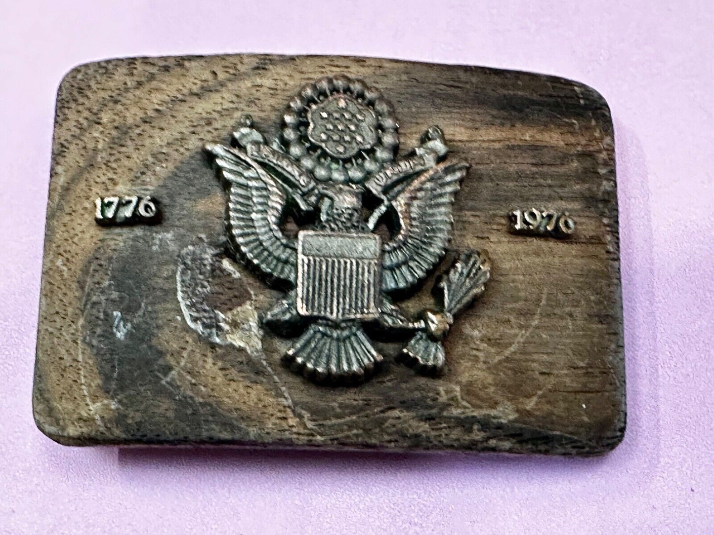 Belt Buckle bicentennial Spirit Of 76 Colorful Patriotic Marching Band American