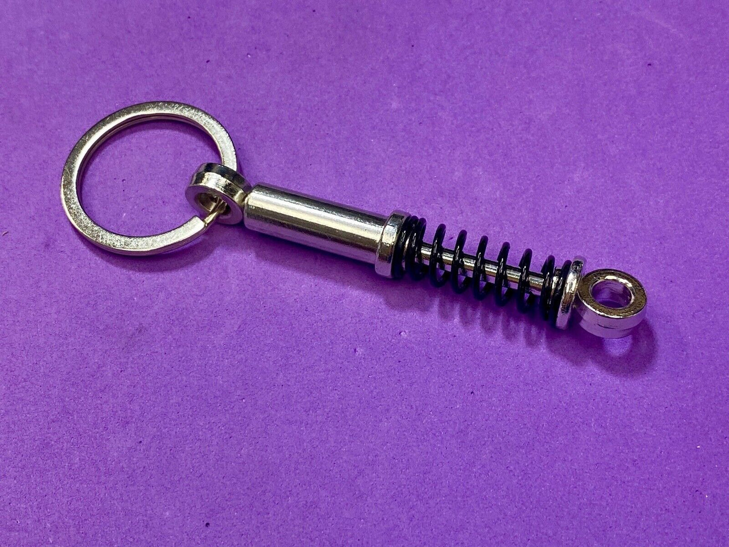 Black Coilover Shock Absorber Keychain Auto Keyring Key Chain FAST USA SHIPPING!