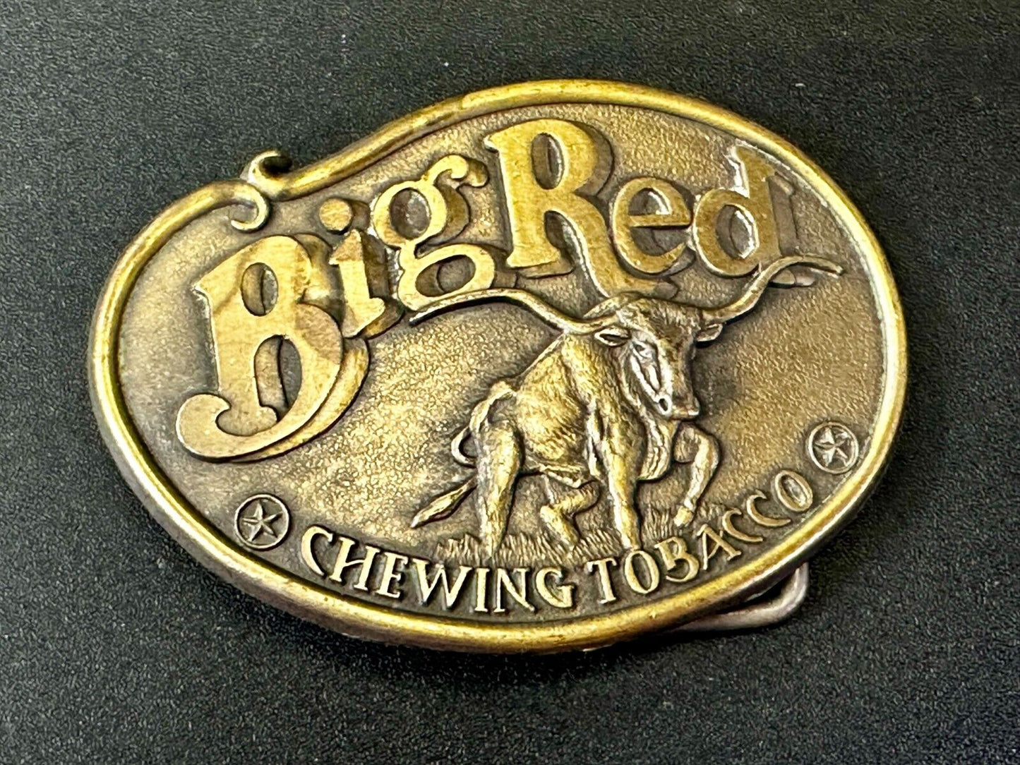 BIG RED CHEWING TOBACCO VINTAGE 1970s USA LONGHORN BULL COW BIG RED CHEW