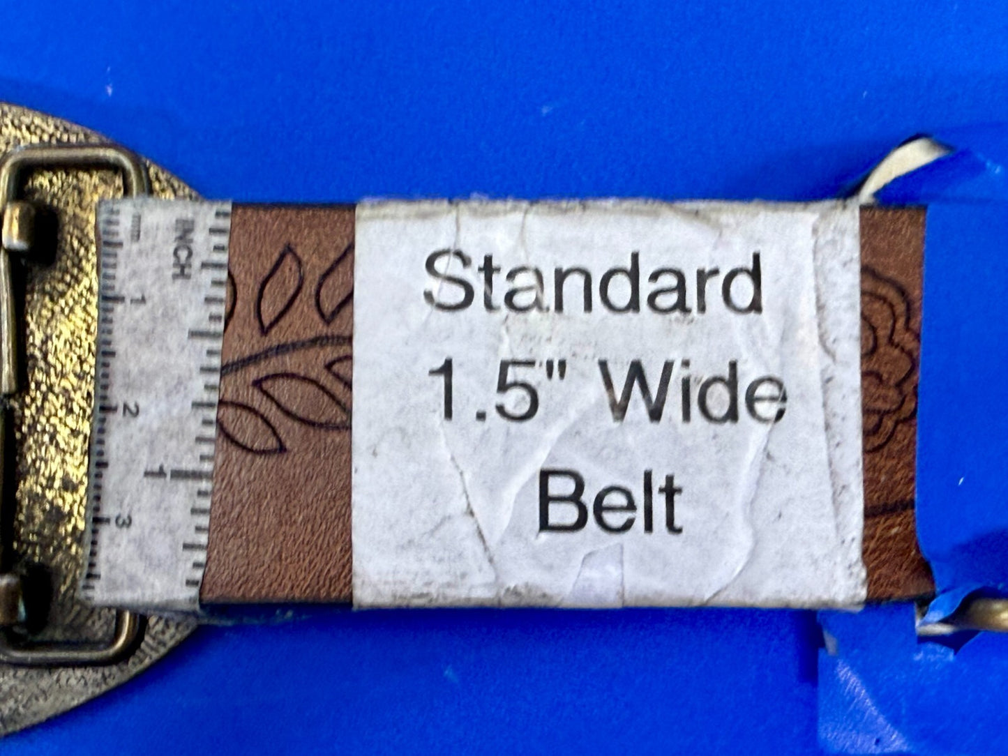 Vintage Avon Collectible Ford Model T Car Collectors Brass Tone Belt Buckle