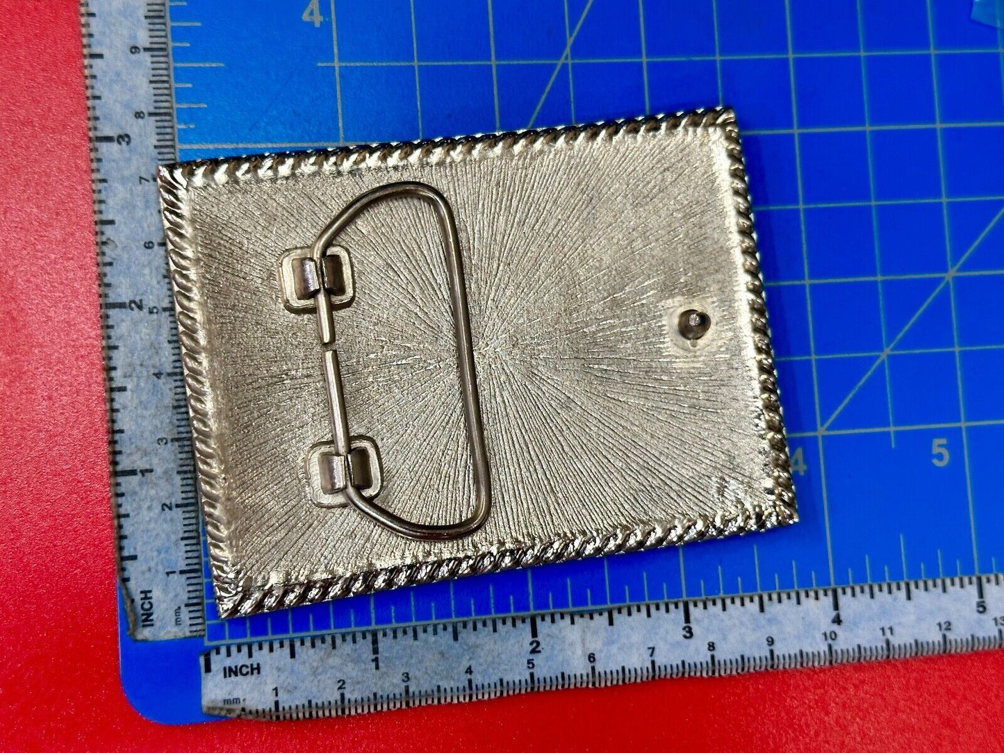 The Beautiful State of Arizona AZ post card style picture belt buckle