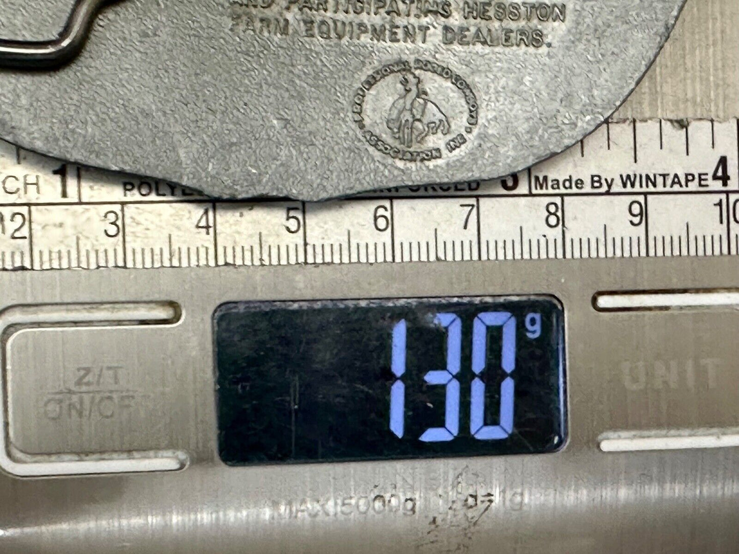 1993 Hesston National Finals Rodeo NFR 25th year celebration Belt Buckle