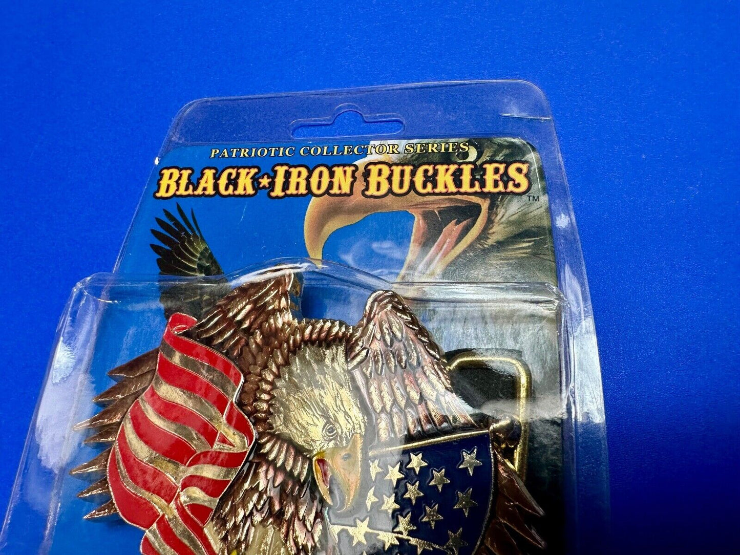 US VETERANS MEMORIAL SOME GAVE ALL AMERICAN FLAG EAGLE BELT BUCKLE (EE B0188)