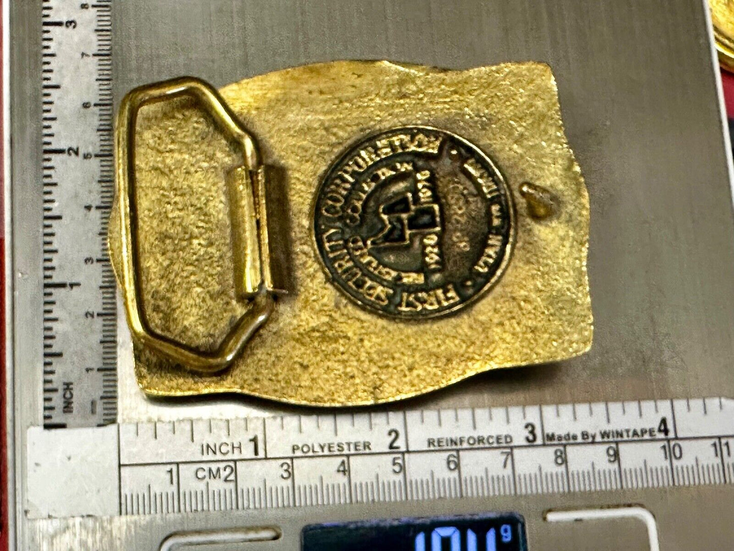The State of Idaho - Deer Hunting Vintage Solid Brass Heritage Mint Belt Buckle