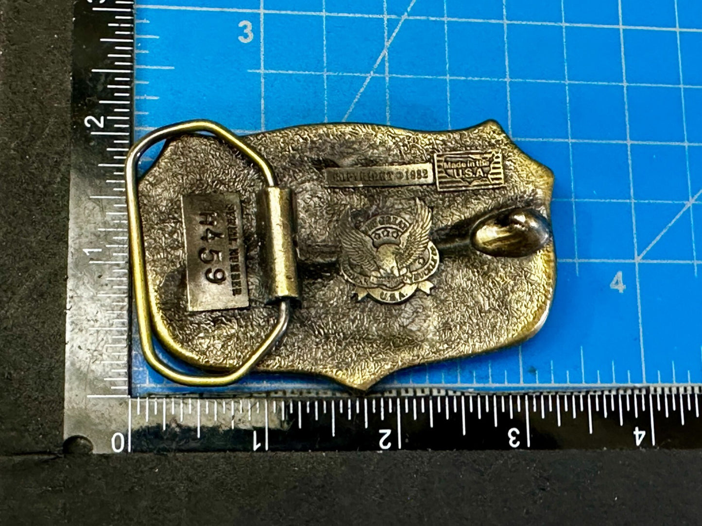 The Right To Keep and Bear Arms Article II VTG 1982 Great American Belt Buckle