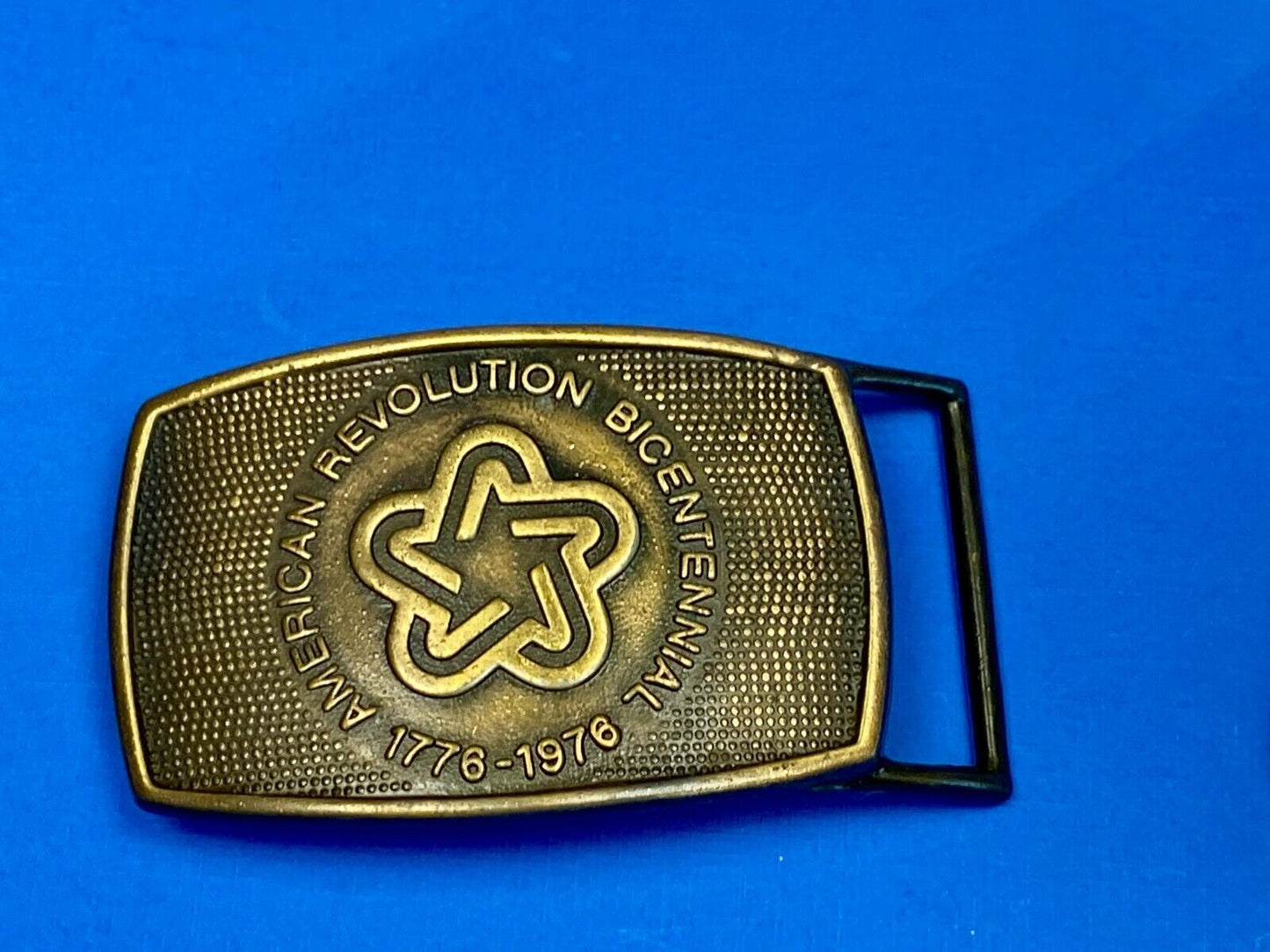 The Spirit Of 76' Usa America Revolution Bicentennial Patriotic Belt Buckle